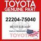 GENUINE Toyota 22204-75040 METER SUB-ASSY, INTAKE AIR FLOW 2220475040 OEM