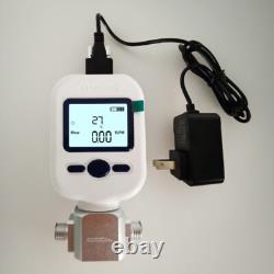 Gas Flow Meter Digital Gas Mass Air Nitrogen Oxygen Flow Rate Meter 0-20L/MinTe1