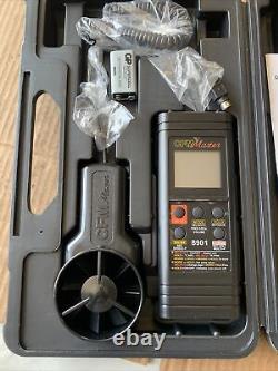 General Tools DCFM8901 Digital Two Piece Air Flow Meter with RS232 Output NEW