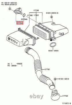 Genuine Allex ZZE124 ZZE123 Allion ZZT245 ZZT240 AZT240 MAF AFM Air Flow Meter