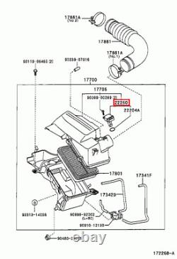 Genuine Allex ZZE124 ZZE123 Allion ZZT245 ZZT240 AZT240 MAF AFM Air Flow Meter