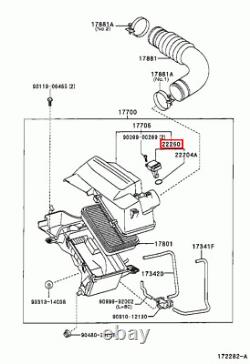 Genuine Allex ZZE124 ZZE123 Allion ZZT245 ZZT240 AZT240 MAF AFM Air Flow Meter