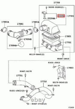 Genuine Allex ZZE124 ZZE123 Allion ZZT245 ZZT240 AZT240 MAF AFM Air Flow Meter