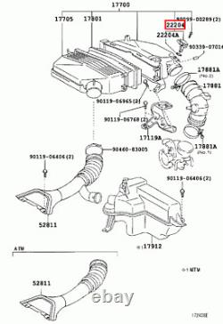 Genuine Allex ZZE124 ZZE123 Allion ZZT245 ZZT240 AZT240 MAF AFM Air Flow Meter