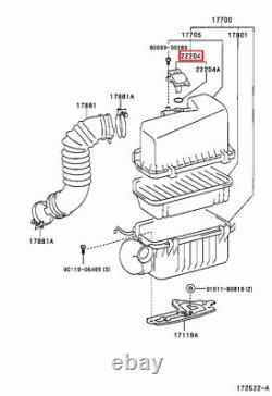 Genuine Allex ZZE124 ZZE123 Allion ZZT245 ZZT240 AZT240 MAF AFM Air Flow Meter