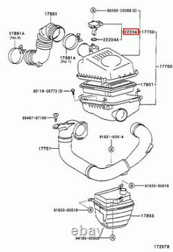 Genuine Allex ZZE124 ZZE123 Allion ZZT245 ZZT240 AZT240 MAF AFM Air Flow Meter
