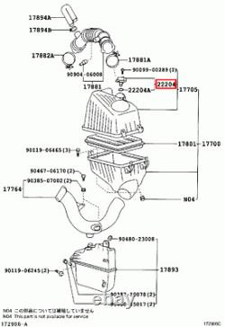 Genuine Allex ZZE124 ZZE123 Allion ZZT245 ZZT240 AZT240 MAF AFM Air Flow Meter