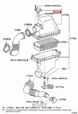 Genuine Allex ZZE124 ZZE123 Allion ZZT245 ZZT240 AZT240 MAF AFM Air Flow Meter