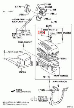 Genuine Corolla Fielder ZRE144 ZRE142 Mass Air Flow Meter Sensor MAF