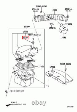 Genuine Corolla Fielder ZRE144 ZRE142 Mass Air Flow Meter Sensor MAF