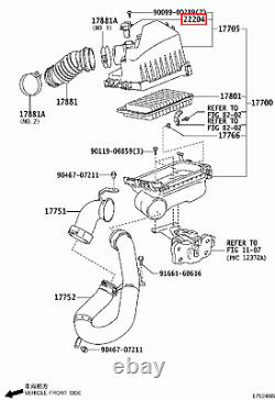 Genuine Corolla Fielder ZRE144 ZRE142 Mass Air Flow Meter Sensor MAF