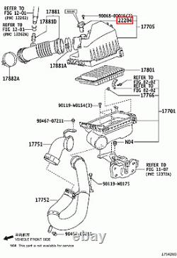 Genuine Corolla Fielder ZRE144 ZRE142 Mass Air Flow Meter Sensor MAF