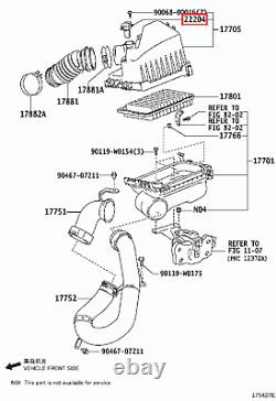 Genuine Corolla Fielder ZRE144 ZRE142 Mass Air Flow Meter Sensor MAF