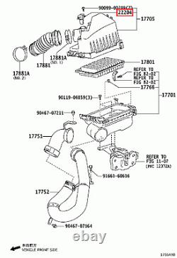 Genuine Corolla Fielder ZRE144 ZRE142 Mass Air Flow Meter Sensor MAF