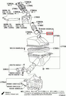 Genuine Estima MCR40 MCR30 Harrier MCU15 MCU10 MAF AFM Air Flow Meter