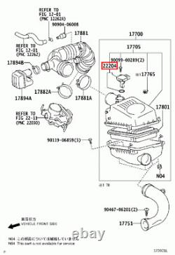 Genuine Estima MCR40 MCR30 Harrier MCU15 MCU10 MAF AFM Air Flow Meter