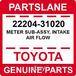 Genuine Oem Toyota Avalon Camry Lexus Scion Intake Air Flow Meter 22204-31020