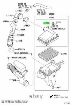 Genuine Toyota 4runner Scion Lexus Rx350 Intake Air Flow Meter Oem 22204-28010