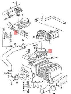 Genuine Volkswagen Air Flow Meter NOS Audi 5000 Turbo 437 438 035133471F