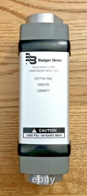 HEADLAND Variable Area Flow Meter H771A-100. Air 100 SCFM. 3/4 NPT Badger Meter