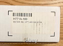 HEADLAND Variable Area Flow Meter H771A-100. Air 100 SCFM. 3/4 NPT Badger Meter