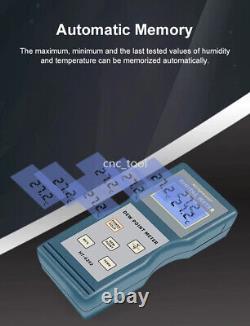 HT6292 Compressed Air Dew Point Meter Tester Handheld Temperature Humidity Meter