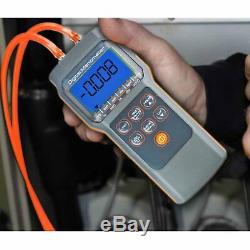 Handheld Pro Manometer Differential Air Pressure Gauge 11 Units Digital Tester
