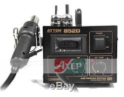 Hot Air SMD Solder Rework Station 550W LED 220V ATTEN AT852D