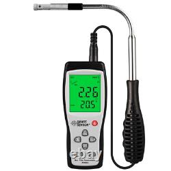 Hot Wire Thermo-Anemometer Air Flow Velocity Wind Speed Meter 0.0-30M/S with USB