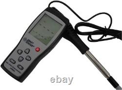 Hot Wire Thermo-Anemometer Air Flow Velocity Wind Speed Meter 0.0-30M/S with USB