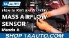How To Replace Mass Airflow Sensor 03 13 Mazda 6