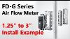 Installation Example 1 25 To 3 Clamp On Air Flow Meter Keyence Fd G Series