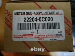 Mass Air Flow Meter MAF Sensor 22204-22010 Toyota Genuine Parts OEM