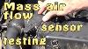 Mass Air Flow Sensor Maf Testing Without Dismantling