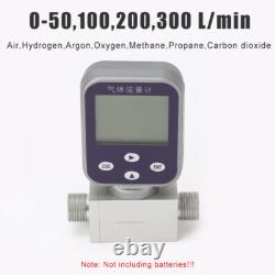 Micro Gas Flow Meter Digital Gas Mass Air Methane Argon Propane Flow Rate Meter