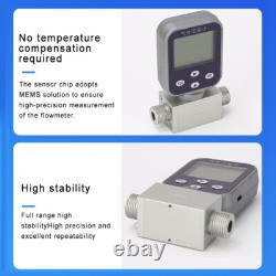 Micro Gas Flow Meter Digital Gas Mass Air Methane Argon Propane Flow Rate Meter
