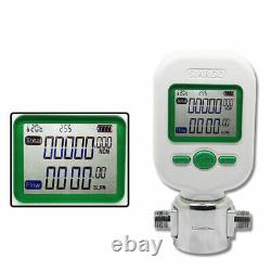 NEW Professional 010L/min Digital Protable Gas Air Nitrogen Oxygen Flow Meter