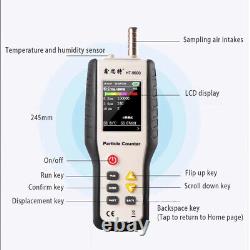 New PM2.5 Detector Air Quality Monitor Dust Sampling Meter Gas Analyzer HT9600