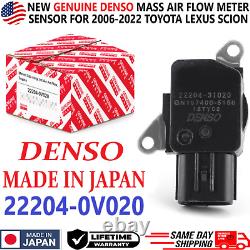 OEM DENSO Mass Air Flow Meter MAF Sensor For 2006-2022 Toyota Lexus, 22204-0V020