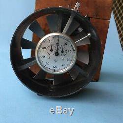 Old West German Anemometer Air Flow Meter Wind Gauge in Box by W Lambrecht