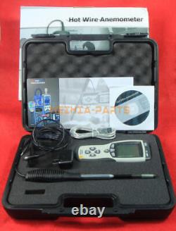 One CEM DT-8880 Hot Wire Thermo-Anemometer Air Flow Velocity Meter Temperature