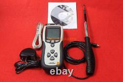 One CEM DT-8880 Hot Wire Thermo-Anemometer Air Flow Velocity Meter Temperature