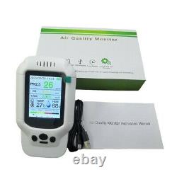 Ozone Detector 0-5PPM PM2.5/1.0/10 Temperature Humidity TVOC Air Quality Monitor