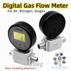 Portable Air Nitrogen Oxygen Flow Rate Meter Gas Mass Digital Gas Flow Meter