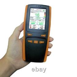 Portable LCD Air Quality Monitor PM2.5 Formaldehyde HCHO VOC CO2 Gas Detector