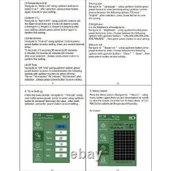 Portable LCD Air Quality Monitor PM2.5 Formaldehyde HCHO VOC CO2 Gas Detector