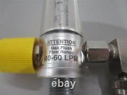 Precision Medical 8MFA Air Flow o2 Valve Oxygen Flowmeter Fitting Quick Connect