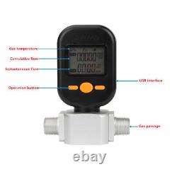Professional Flowmeter Digital Gas Air Nitrogen Oxygen Mass Flow Meter 200L/min