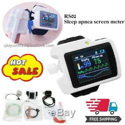 RS01 Watch Sleep apnea screen meter, spo2+pr+Nose air flow, PC analysis software