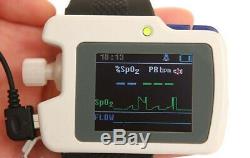 RS01 Watch Sleep apnea screen meter, spo2+pr+Nose air flow, PC analysis software